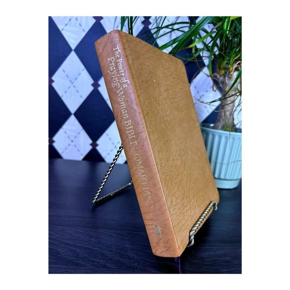 Power of a Praying Woman Bible NIV Camel Bonded Leather Stormie Omartian